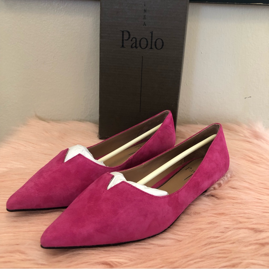 Linea Paolo Presta Fuschia Flats